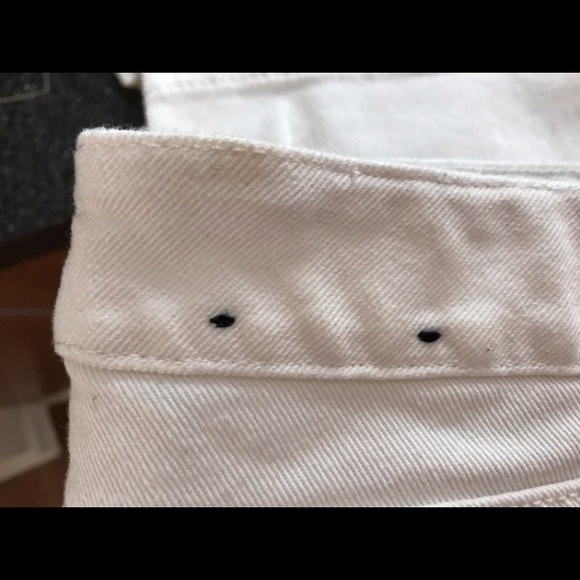 White Floral Print Jeans - Picture 5 of 5